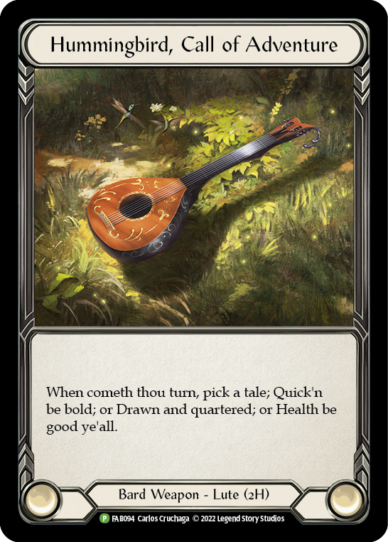 Hummingbird, Call of Adventure [FAB094] (Promo)  Cold Foil