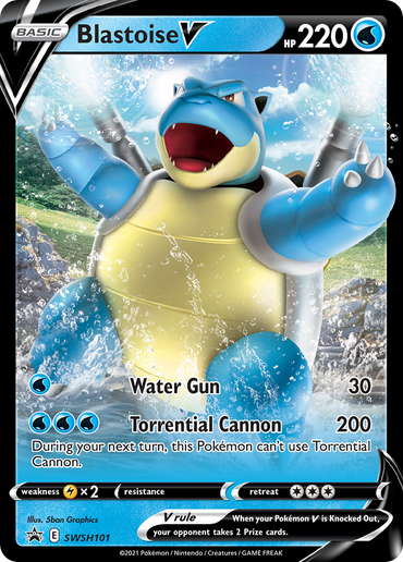 Blastoise V (SWSH101) [Sword & Shield: Black Star Promos]