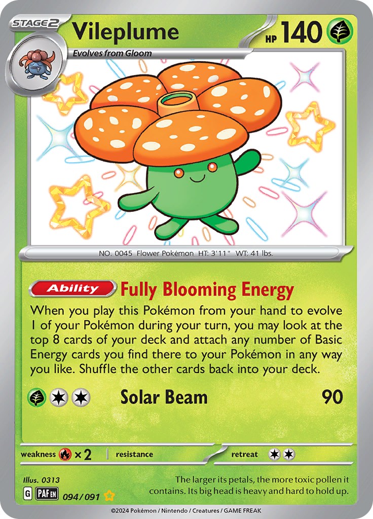 Vileplume (094/091) [Scarlet & Violet: Paldean Fates]