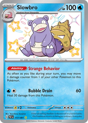 Slowbro (117/091) [Scarlet & Violet: Paldean Fates]