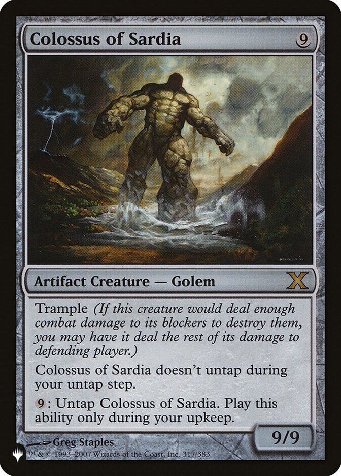 Colossus of Sardia [The List]