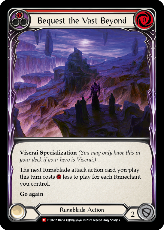 Bequest the Vast Beyond [DTD212] (Dusk Till Dawn)  Rainbow Foil