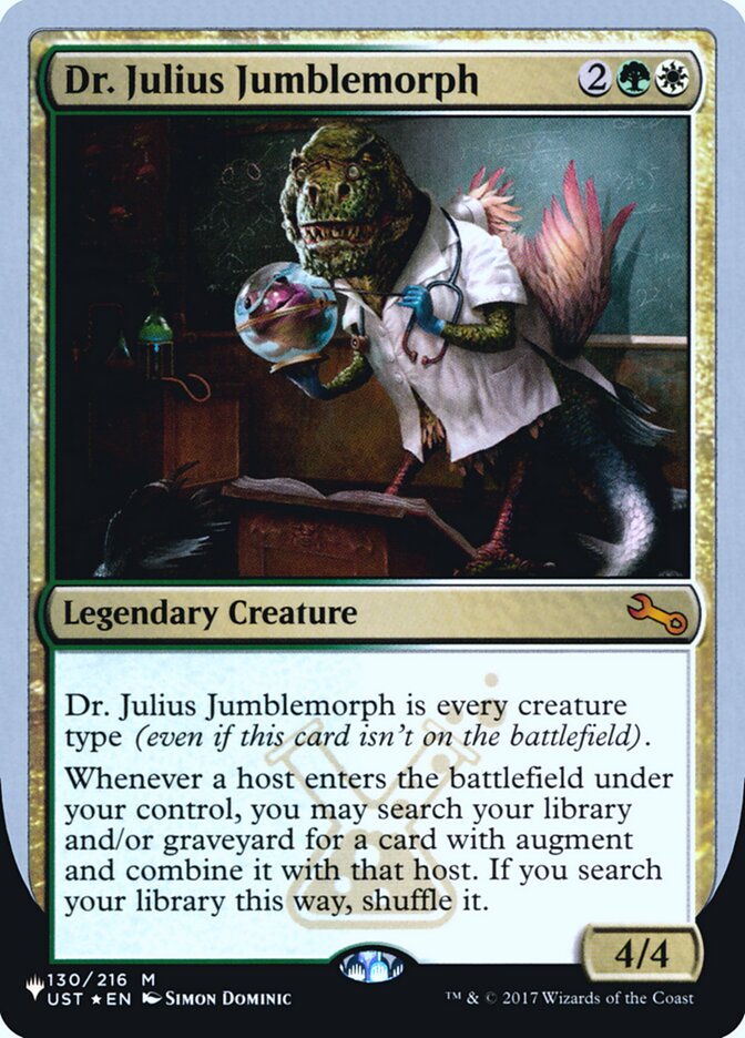 Dr. Julius Jumblemorph (Unfinity Foil Edition) [The List]