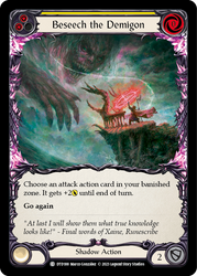 Beseech the Demigon (Yellow) [DTD188] (Dusk Till Dawn)  Rainbow Foil