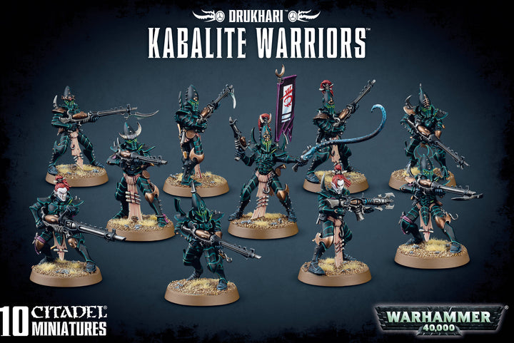 Warhammer 40k Drukhari Kabalite Warriors