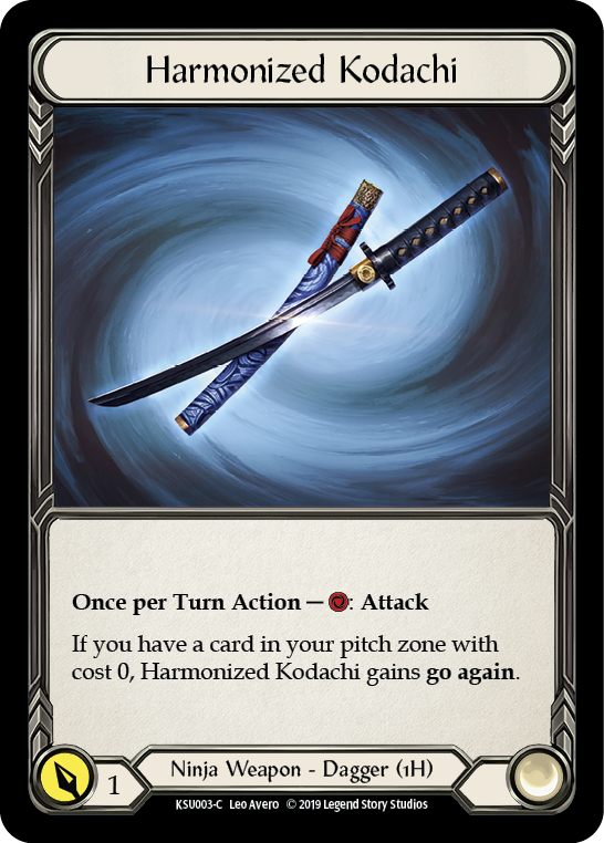 Harmonized Kodachi [KSU003-C] (Katsu Hero Deck)  1st Edition Normal