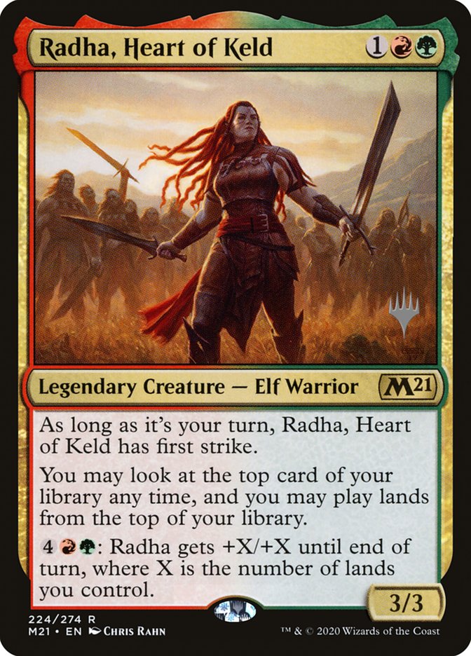 Radha, Heart of Keld (Promo Pack) [Core Set 2021 Promos]