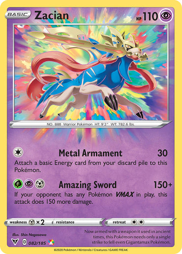 Zacian (082/185) [Sword & Shield: Vivid Voltage]