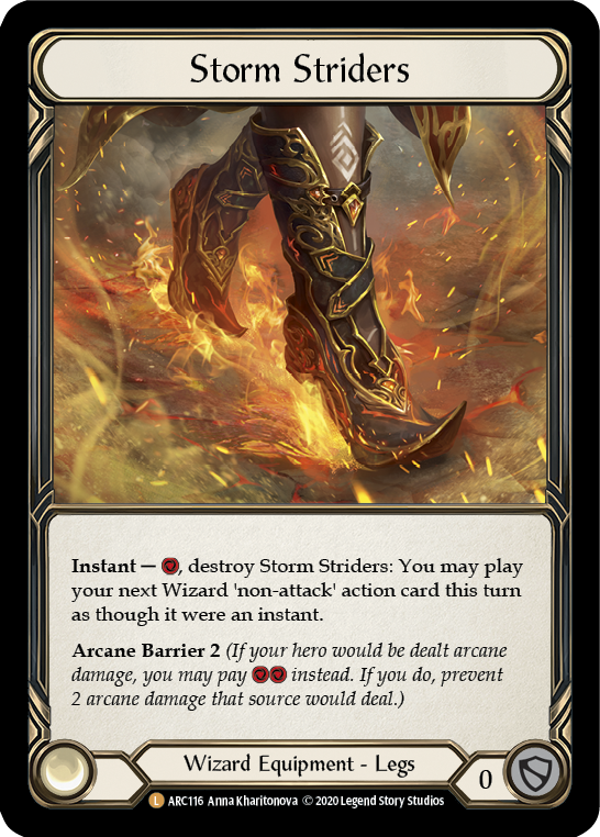 Storm Striders [U-ARC116] (Arcane Rising Unlimited)  Unlimited Rainbow Foil