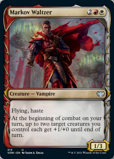 Markov Waltzer (Showcase Fang Frame) [Innistrad: Crimson Vow]