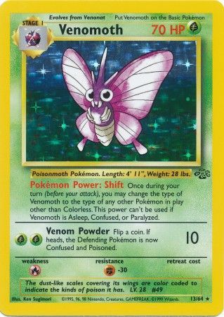 Venomoth (13/64) [Jungle Unlimited]