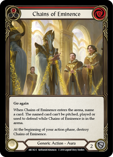 Chains of Eminence [ARC162-S] (Arcane Rising)  1st Edition Rainbow Foil