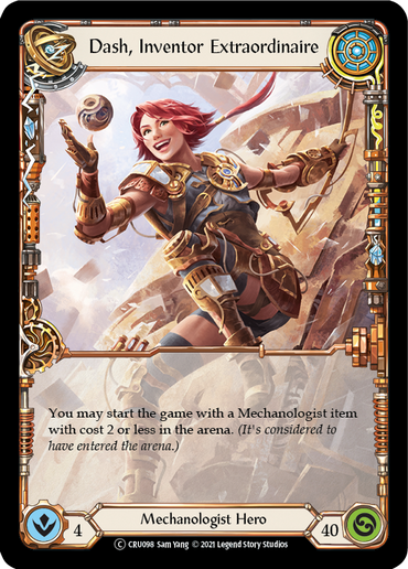 Dash, Inventor Extraordinaire [U-CRU098] (Crucible of War Unlimited)  Unlimited Normal