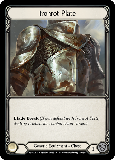 Ironrot Plate [BVO005-C] (Bravo Hero Deck)  1st Edition Normal