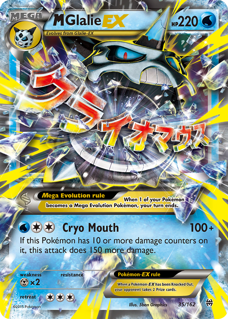 M Glalie EX (35/162) [XY: BREAKthrough]