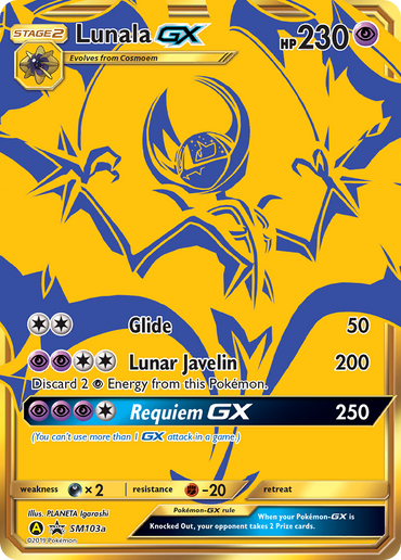 Lunala GX (SM103a) [Sun & Moon: Black Star Promos]