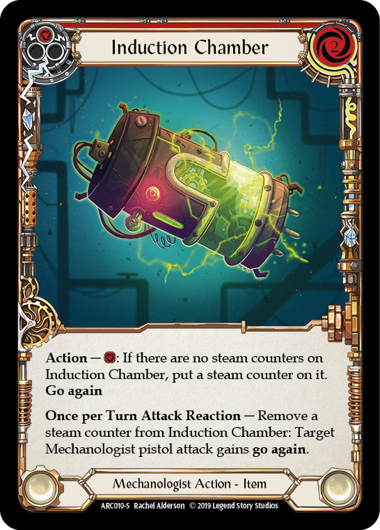 Induction Chamber [ARC010-S] (Arcane Rising)  1st Edition Rainbow Foil