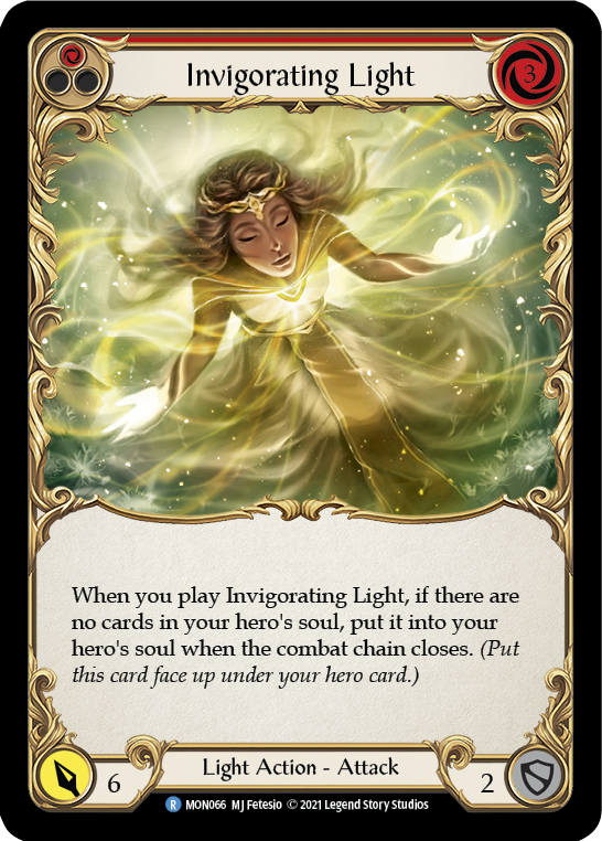 Invigorating Light (Red) [MON066] (Monarch)  1st Edition Normal