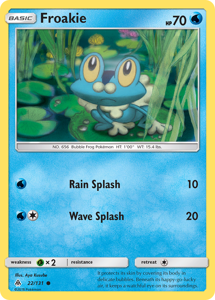 Froakie (22/131) [Sun & Moon: Forbidden Light]