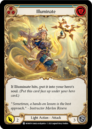 Illuminate (Blue) [MON074] (Monarch)  1st Edition Normal