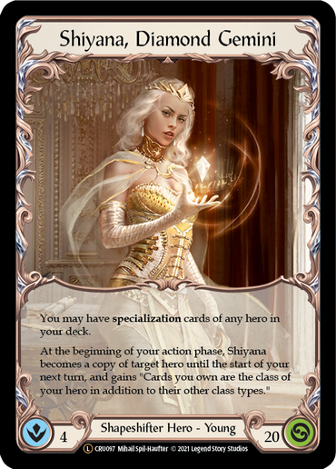 Shiyana, Diamond Gemini [U-CRU097] (Crucible of War Unlimited)  Unlimited Rainbow Foil