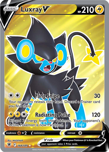 Luxray V (168/189) [Sword & Shield: Astral Radiance]