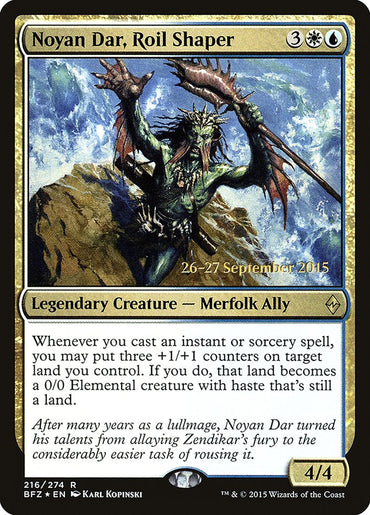 Noyan Dar, Roil Shaper [Battle for Zendikar Prerelease Promos]