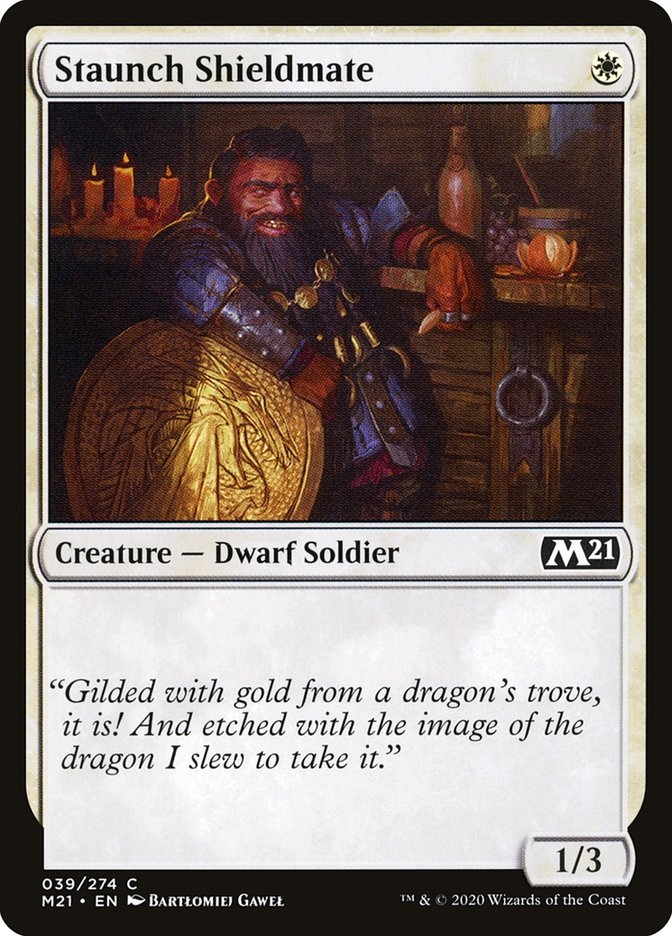 Staunch Shieldmate [Core Set 2021]