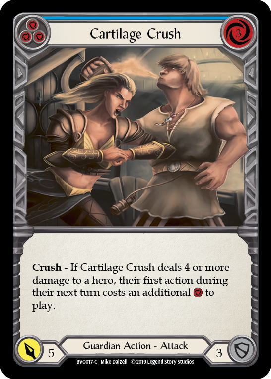 Cartilage Crush (Blue) [BVO017-C] (Bravo Hero Deck)  1st Edition Normal