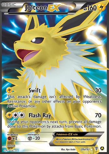 Jolteon EX (28a/83) (Alternate Art Promo) [XY: Generations]