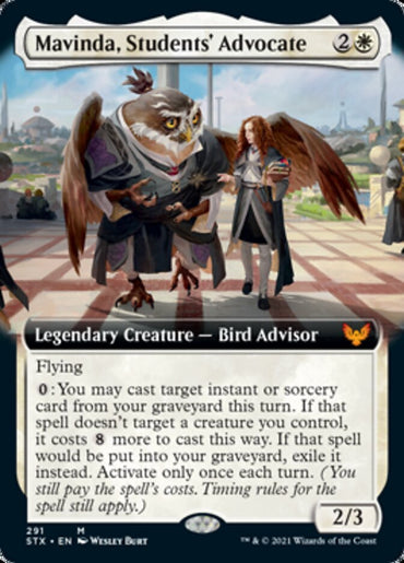 Mavinda, Students' Advocate (Extended Art) [Strixhaven: School of Mages]