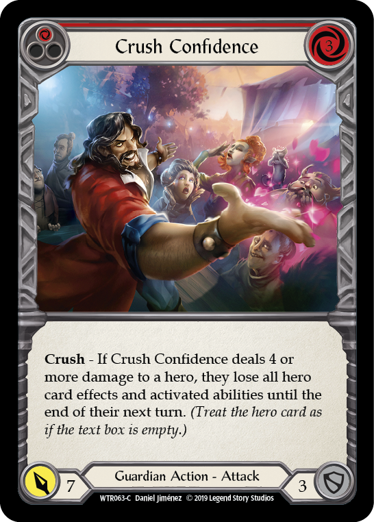 Crush Confidence (Red) [WTR063-C] (Welcome to Rathe)  Alpha Print Rainbow Foil