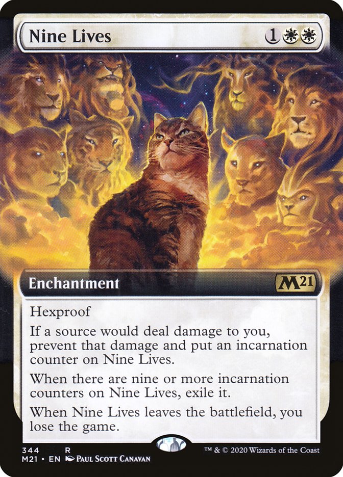 Nine Lives (Extended Art) [Core Set 2021]