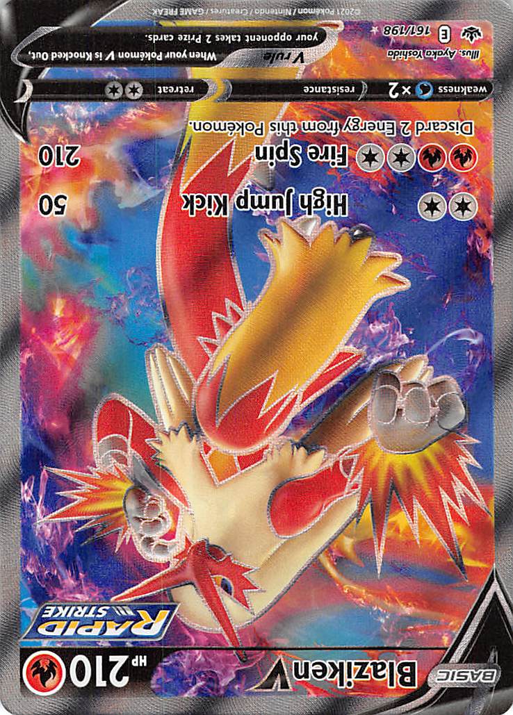 Blaziken V (161/198) [Sword & Shield: Chilling Reign]